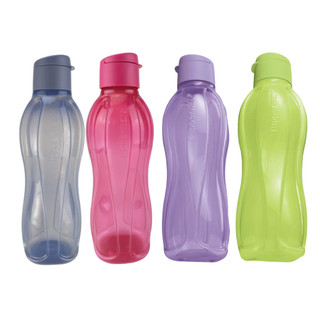 Garrafa Tupperware Eco Tupper Plus 1 litro - Pink, Chumbo, Malva, Wasabi
