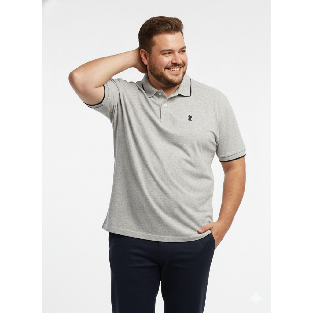 Camisa Polo Plus Size Masculina Polo Wear Qualidade Premium Conforto Diário