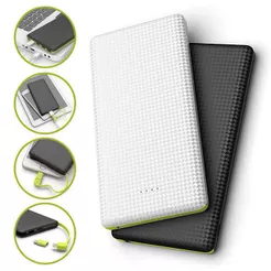 Carregador Portátil Power Bank 5000/10000mah com Adaptador para iPhone e Android (V8)