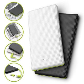 Carregador Portátil Power Bank 5000/10000mah com Adaptador para iPhone e Android (V8)