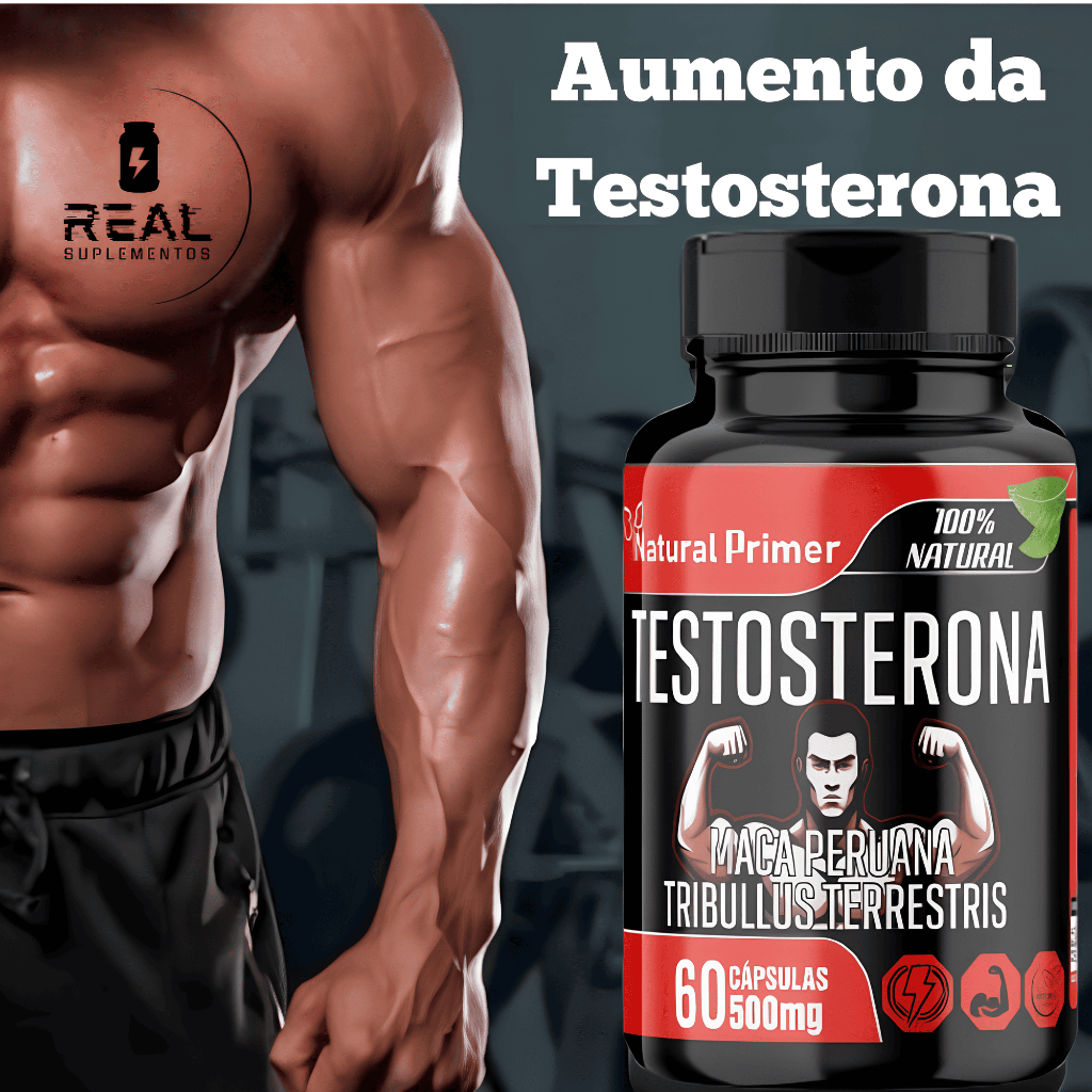 Testos Max Mais Massa muscular Mais Força e Resistência - Primer em Oferta na Shopee