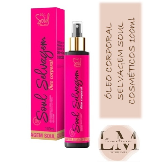 Soul Cosméticos Óleo Corporal Soul Selvagem 100ml