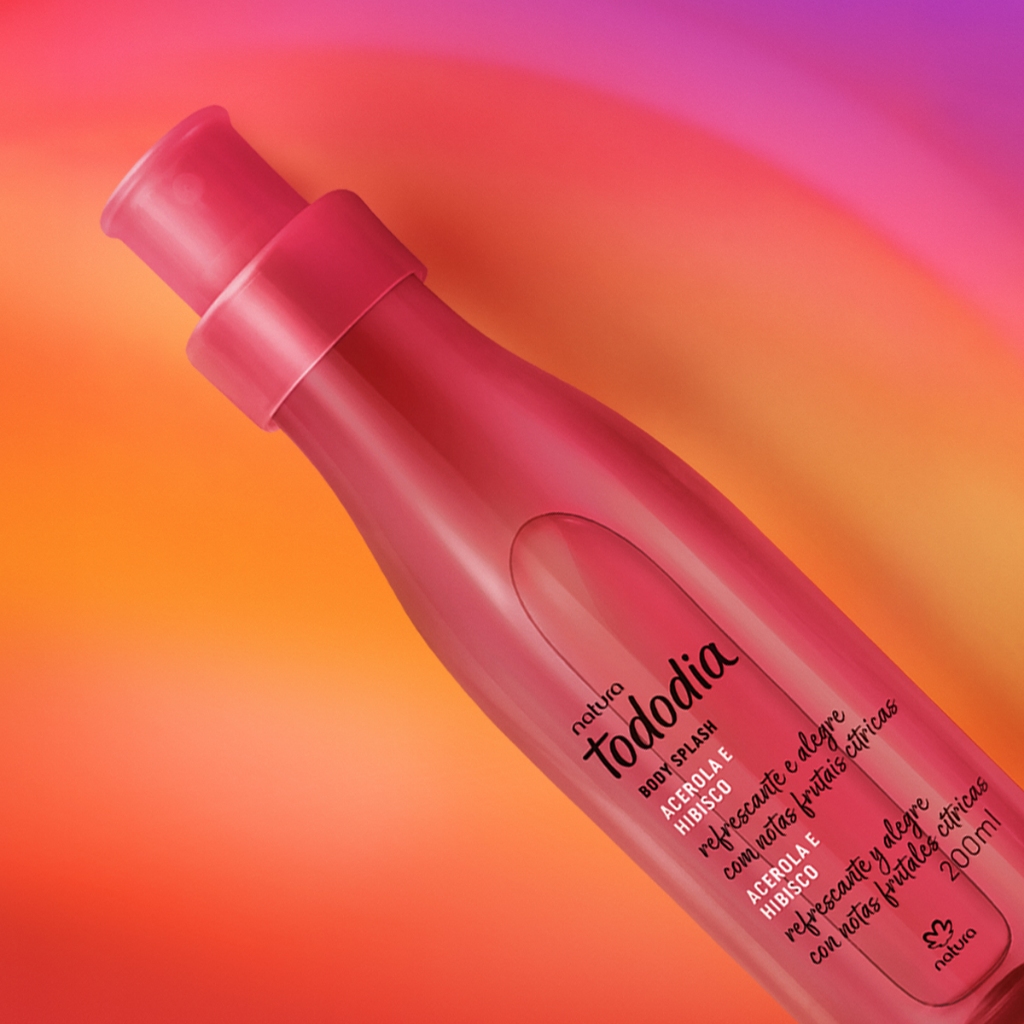 Body Splash Desodorante Colônia Tododia Acerola e Hibisco 200 ml
