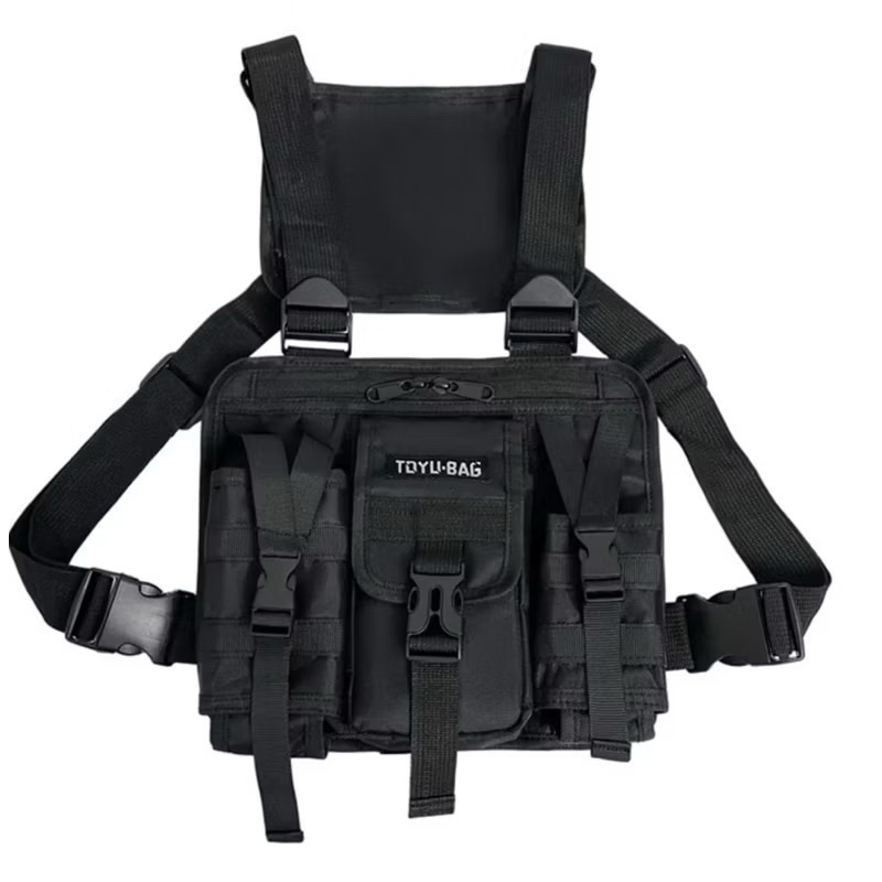 Bolsa De Peito Motoboy Masculina Unissex Estilo Colete Bag Peitoral 1958 em Oferta na Shopee