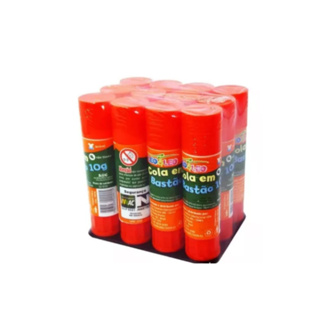 Caixa Com 6 Unidade De Cola Bastão Cola Escolar E Artesanato 10g em Oferta na Shopee