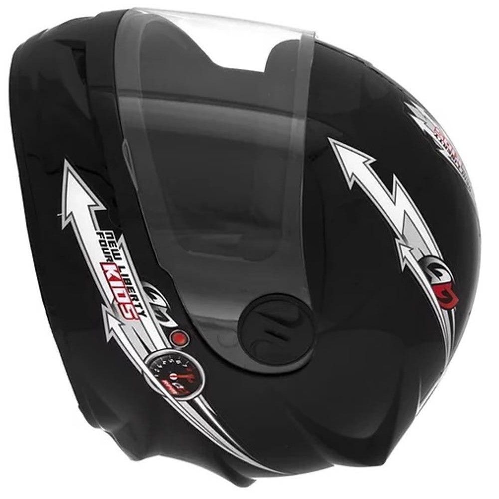 CAPACETE CRIANÇA LIBERTY FOUR KIDS (PRETO) (54) — imagem 2 de 2