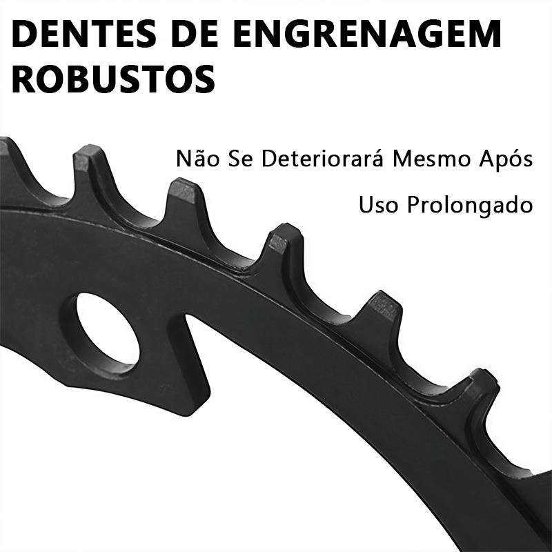 Pedivela 170mm Bike De Aço Única 32 Dentes Ponta Quadrada Preta Serve De GTA/GTS Várias Marcas — imagem 2 de 2