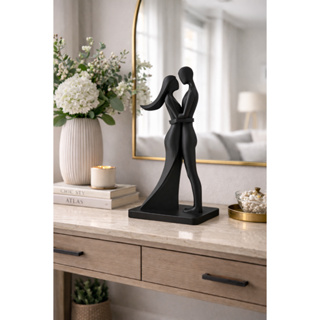 Escultura Casal Decorativa Moderna – Estátua Minimalista para Decoração de Ambientes em Oferta na Shopee
