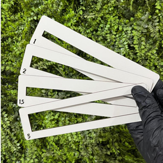 Kit 4 Réguas Guia de Leitura e Escrita em MDF Dislexia Autismo Aulas Material Escolar Foco Leitor em Oferta na Shopee