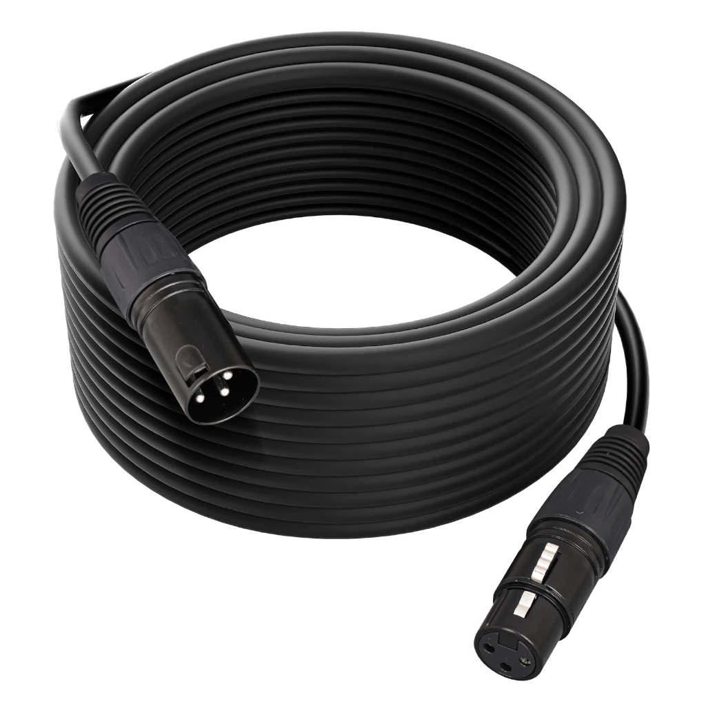 Cabo de microfone XLR macho e fêmea de 6m - Cabo XLR profissional balanceado de dados-6m em Oferta na Shopee