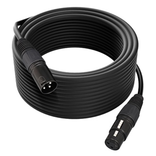Cabo de microfone XLR macho e fêmea de 6m - Cabo XLR profissional balanceado de dados-6m em Oferta na Shopee