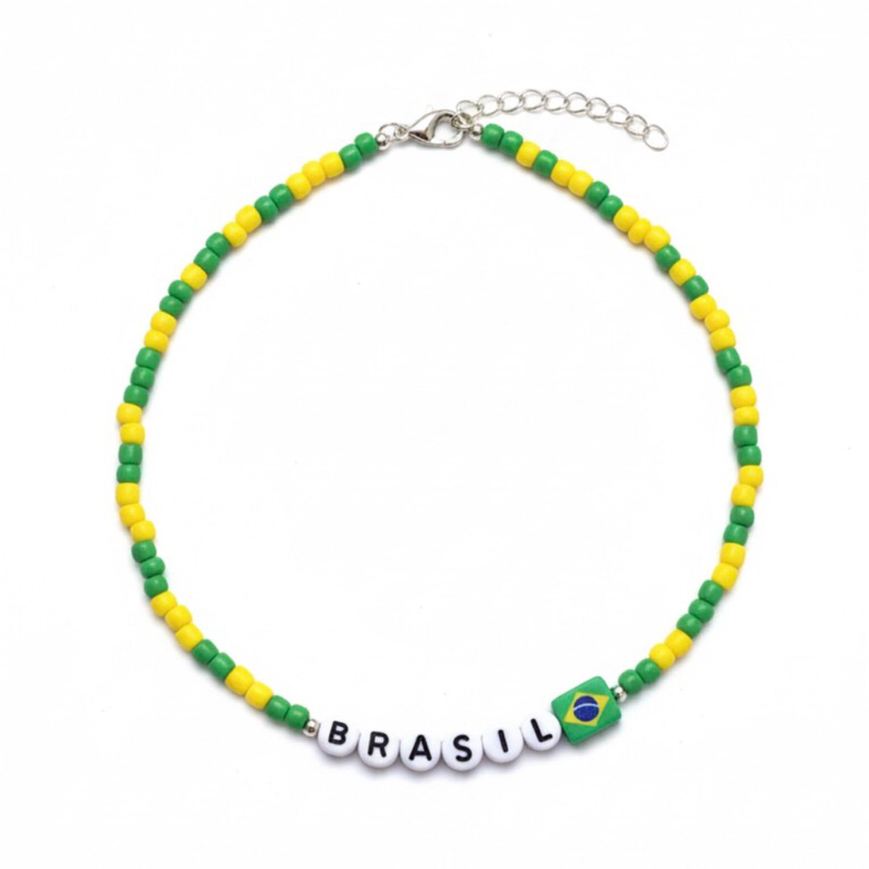 Colar/Gargantilha de Miçangas Brasil Modelos Variados em Oferta na Shopee