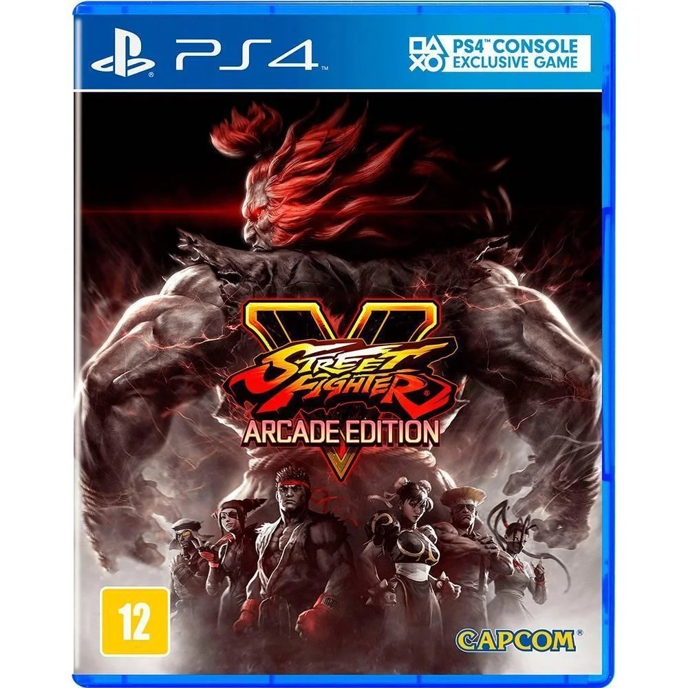 Street Fighter V - Arcade Edition - PS4 Midia fisica Cd