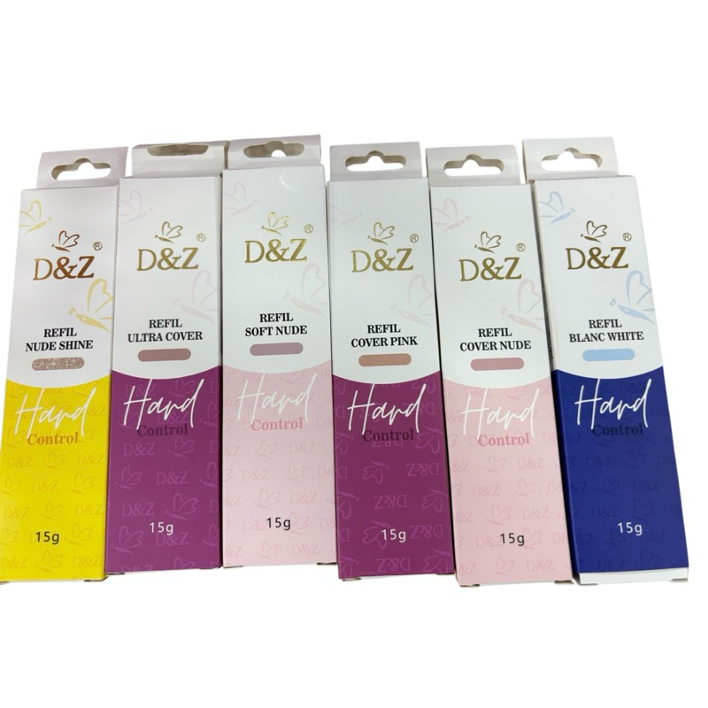 Sache Refil Gel UV/Led D&Z Gel Control - 15ml /Novidade Gel PRO D&Z