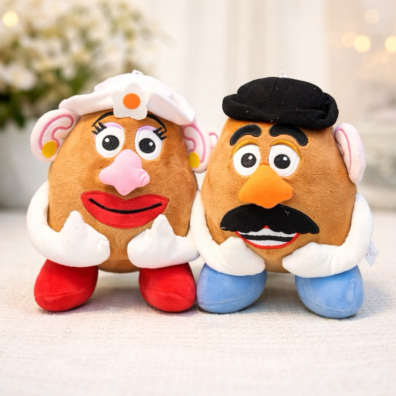 Pelúcia Sr Cabeça De Batata E Sra Cabeça De Batata 20cm Toy Story Brinquedo Kawaii Presente Fofo