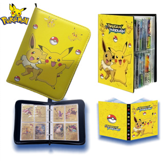 Fichário Album comporta até 240 cartas do pokemon em Oferta na Shopee
