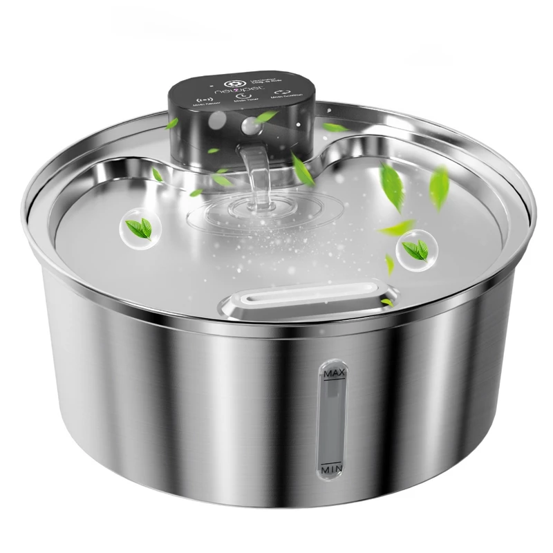 Fonte para Gatos Newpet Inox 3.2L com Sensor e Bivolt