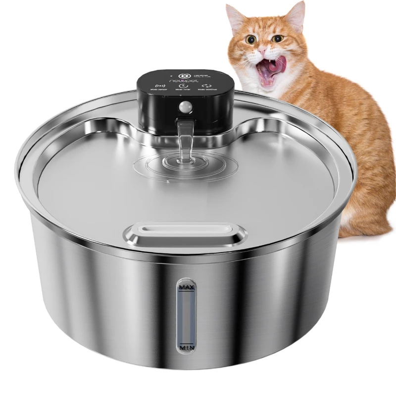 Fonte para Gatos Newpet Inox 3.2L com Sensor e Bivolt — foto 3