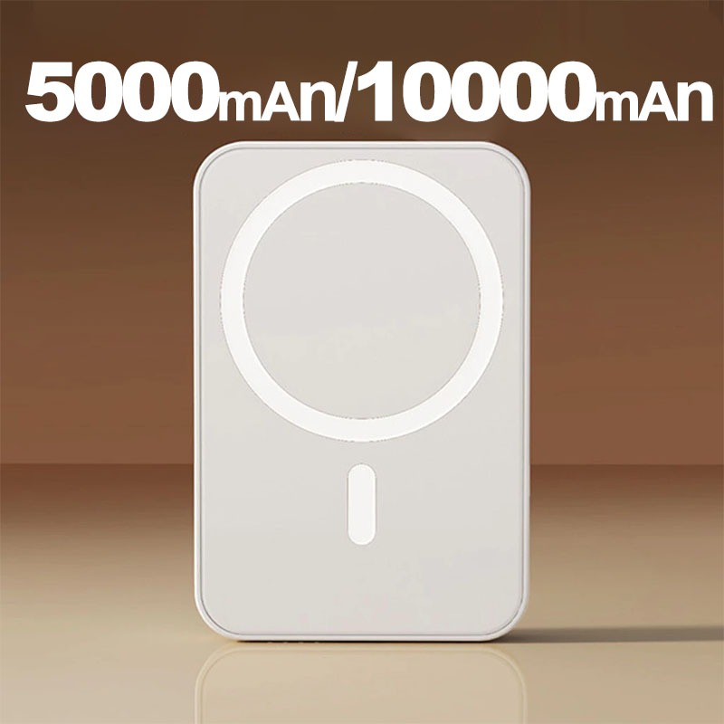 Imagem Carregador de energia móvel portátil para iPhone 11/12/13/14 Pro Max, mini bateria externa 5000mAH/10000mah