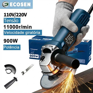 Esmerilhadeira e Lixadeira Angular 900w 115mm 4.1/2 11000rpm em Oferta na Shopee