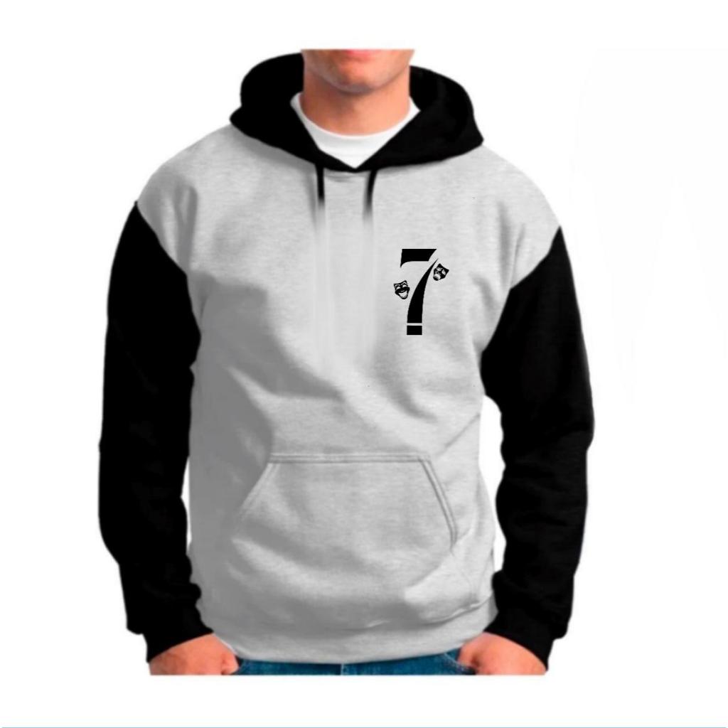 Moletom Com Touca Estilo Canguru Drake 7 Promoção Inverno ENVIO IMEDIATO
