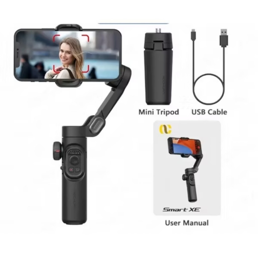 Estabilizador Smart XE Gimbal de 3 Eixos Controle APP Portátil para Celular