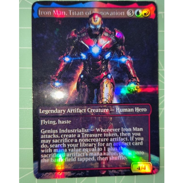 Card Customizado MTG - Iron Man - Proxy Foil