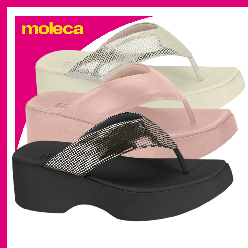Tamanco Feminino Chinelo Plataforma Moleca de Dedo Confortável Nuvem Leve Dia a Dia Original em Oferta na Shopee