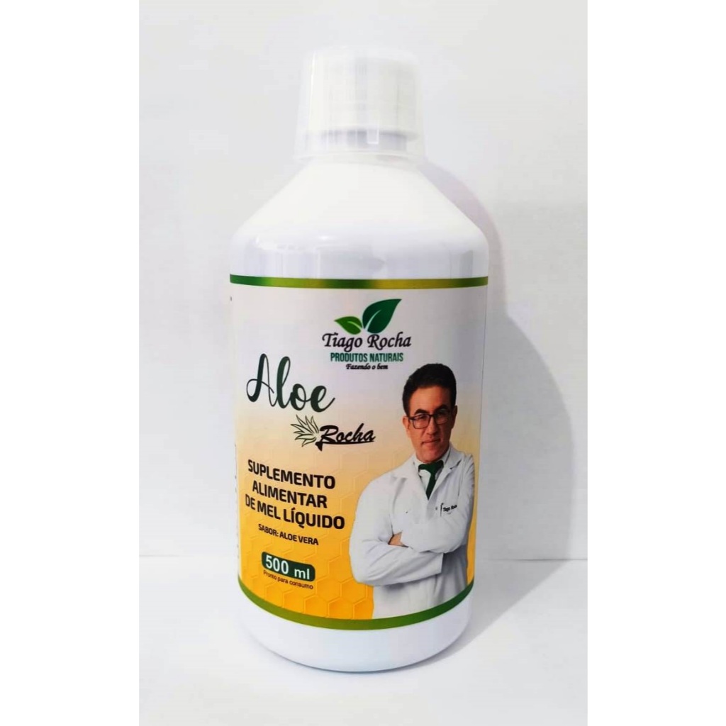 Suco Gel da Babosa Aloe Vera c MEL Tiago Rocha 500ml