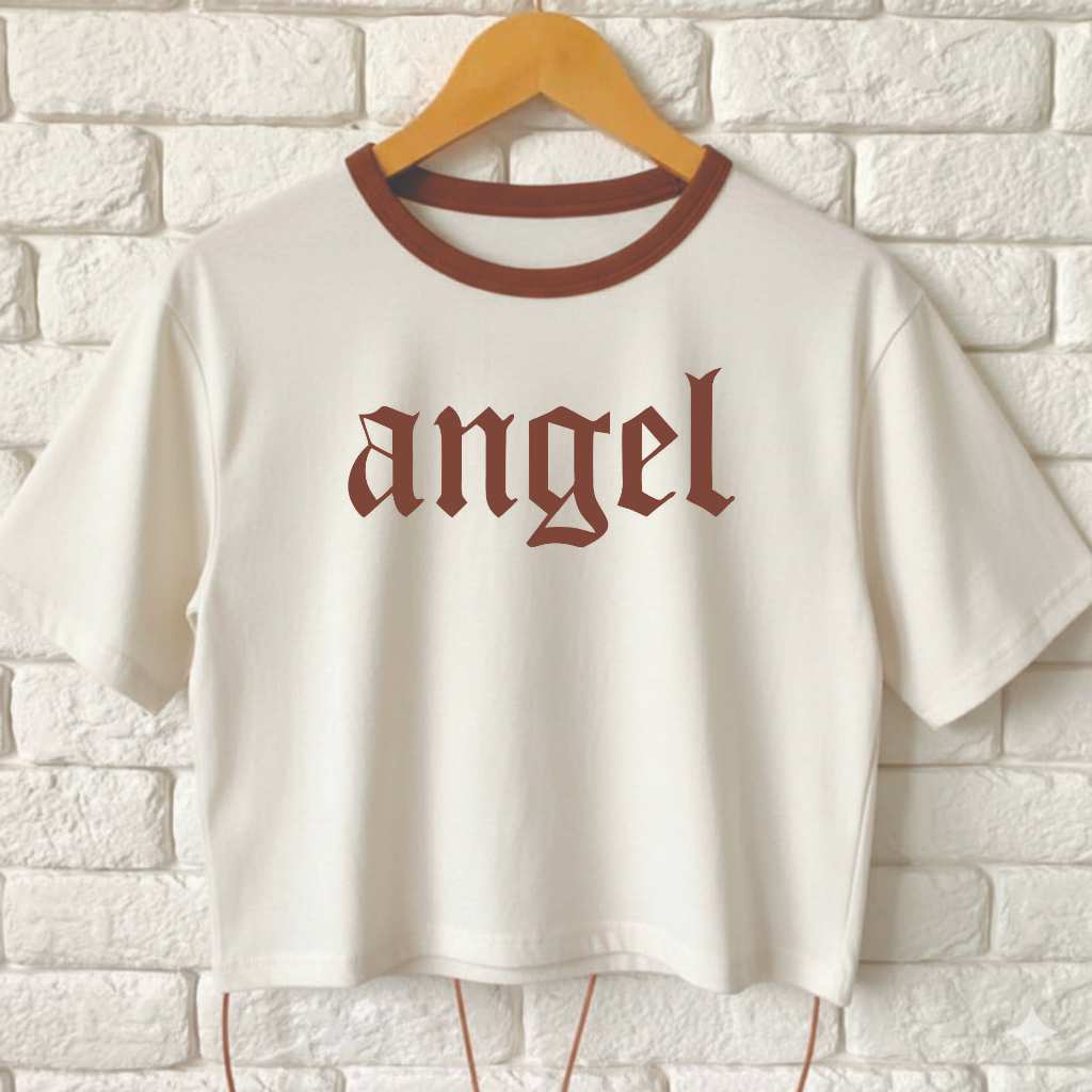 Blusa Cropped  Angel Plus Size moda feminina carnaval verão veste até 64