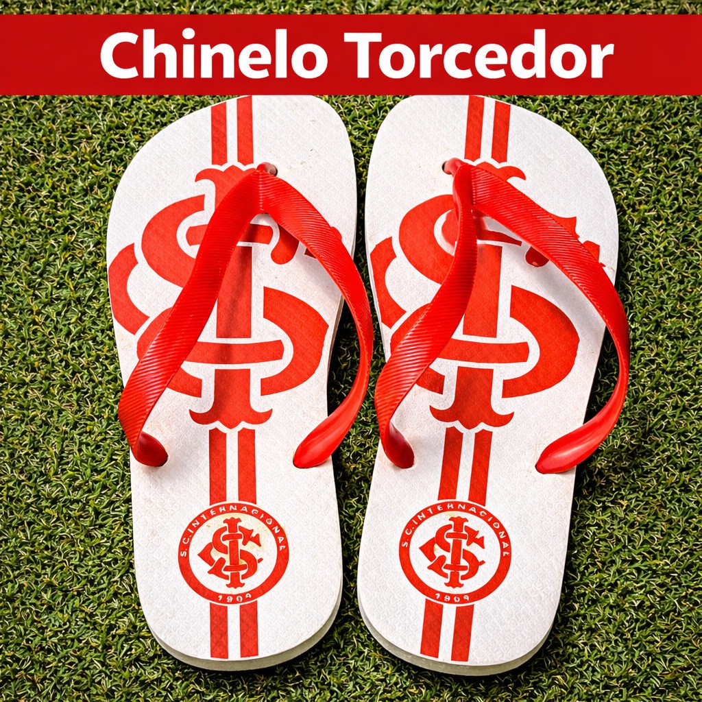 Chinelo de Time Torcedor Estampado Confortável Ideal para Dia a Dia em Oferta na Shopee