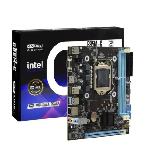 PLACA MÃE B85M-G MICRO ATX SOQUETE 1150 GOLINE HDMI / M.2 NVME / DDR3