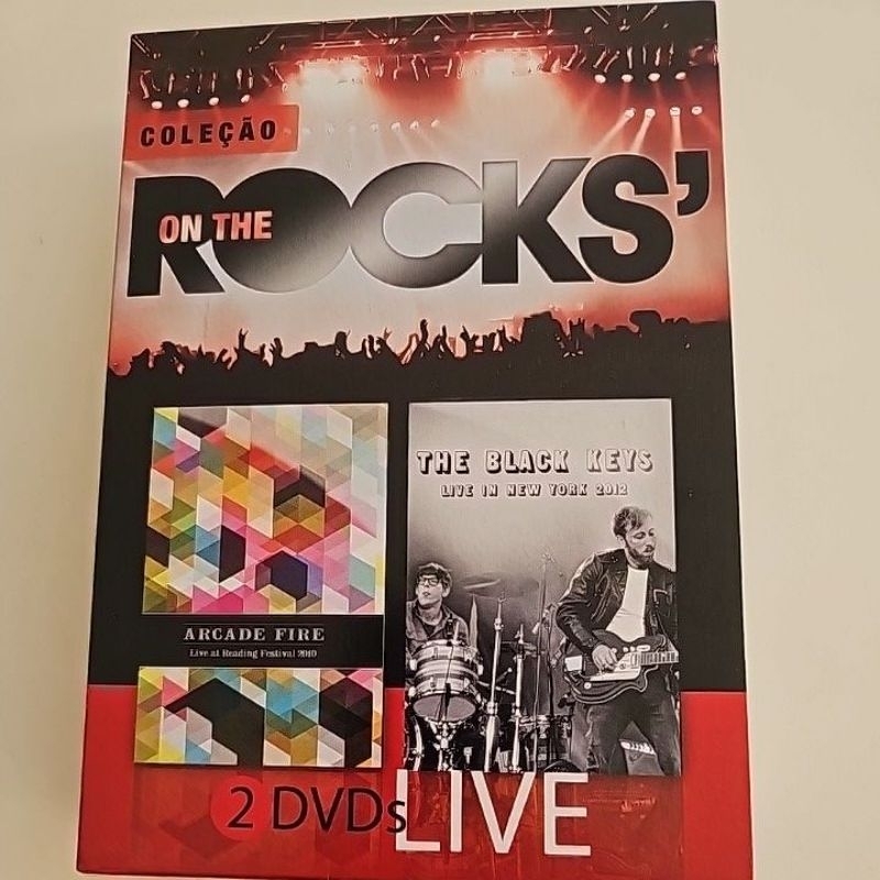 DVD COLEÇÃO ON THE ROCKS - ARCADE FIRE & THE BLACK KEYS