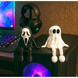 Fantasminha / Ghost Face Articulado – Decoração Geek Gamer em Oferta na Shopee