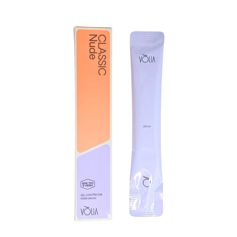 Refil Sache Gel Classic Nude (SEM TPO) Bisnaga - Volia -14g em Oferta na Shopee