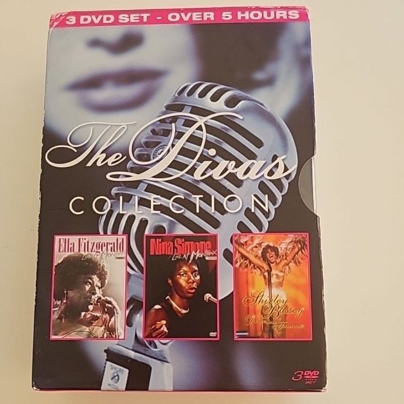 DVD THE DIVAS COLLECTION - ELLA FITZGERALD & NINA SIMONE & SHIRLEY BASSEY