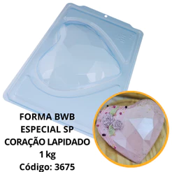 1~6 forma bwb especial Sp silicone coração lapidado 1 kg dias das mês e namorados 3675