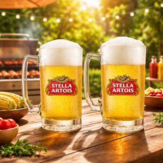 Caneca Estilo Alemã para Cerveja Chopp de Vidro Resistente Copo Vidro Top em Oferta na Shopee