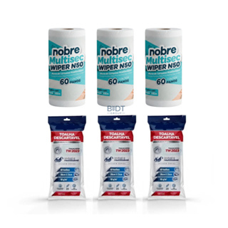 6 Rolos Pano Multiuso Manicure 60 Toalhas Cada 20x23cm Reutilizável Alta Absorção em Oferta na Shopee