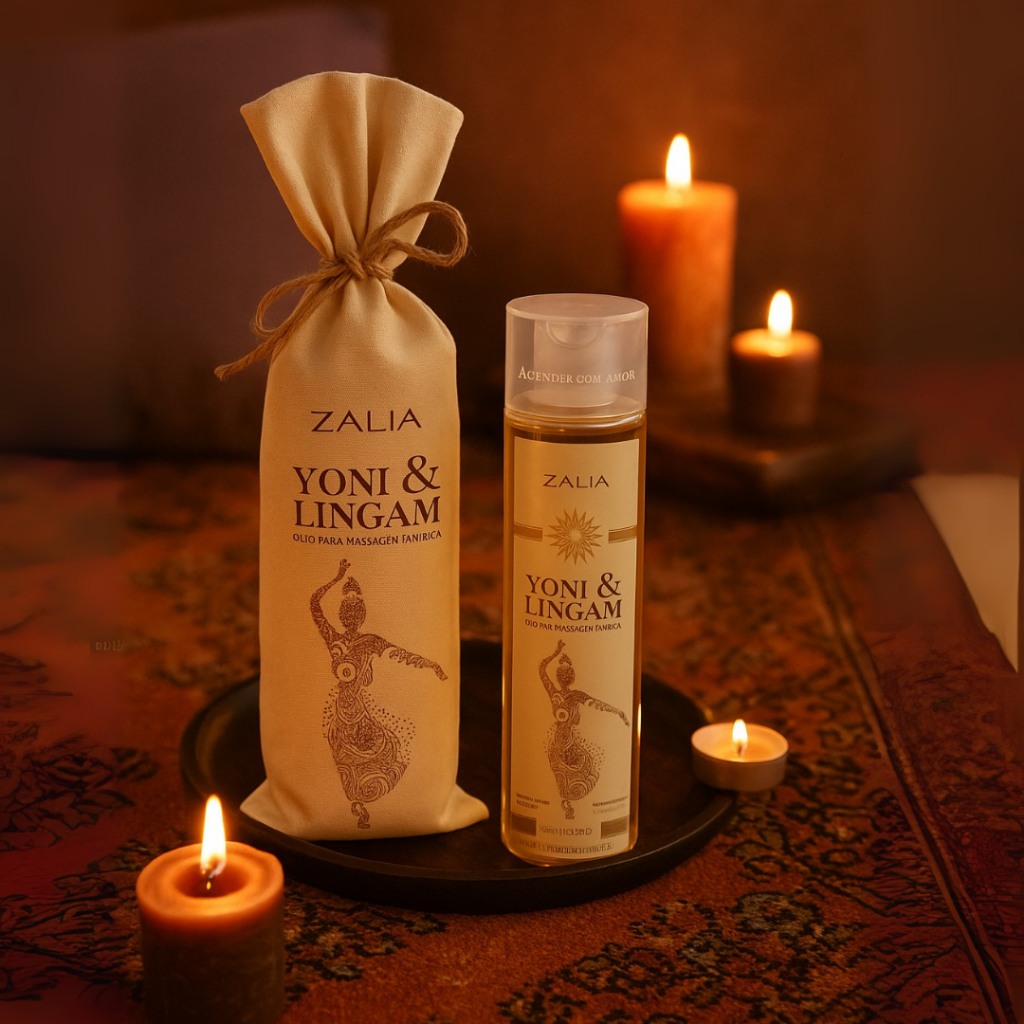 Óleo de Massagem Tântrica Erótica Essencial - Yoni & Lingan 200ml semente de uva, lavanda, amêndoas em Oferta na Shopee