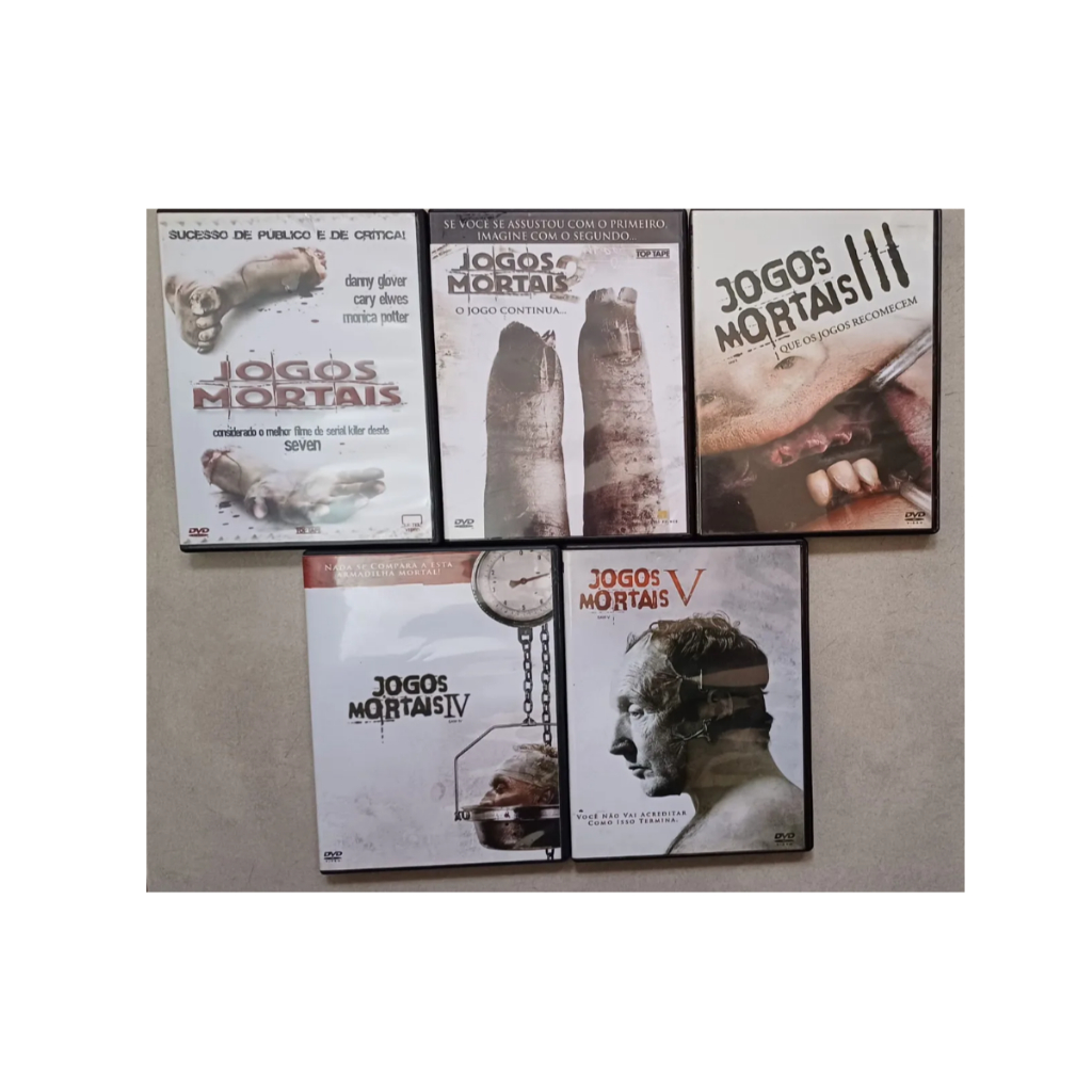 DVD Jogos Mortais Coleção Completa Terror Suspense Original