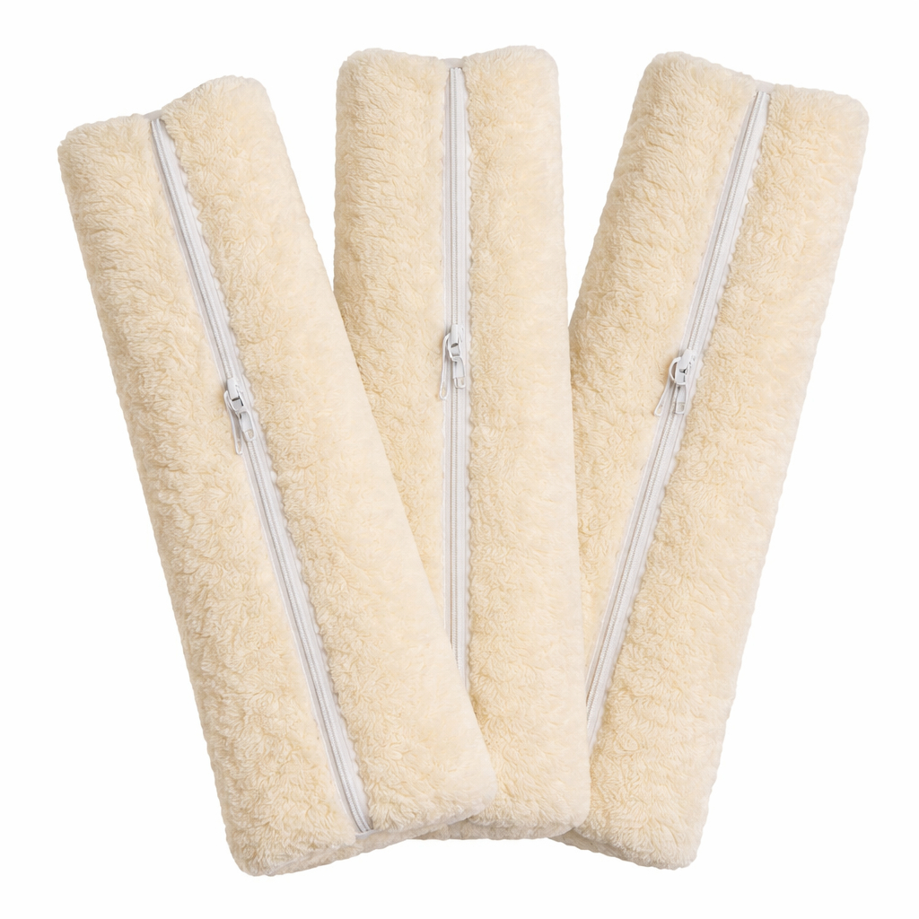 Kit 3 Capas De Rodinho Limpa Bem Tira Pó Luva De Rodinho Prático Mop Pano Sherpa