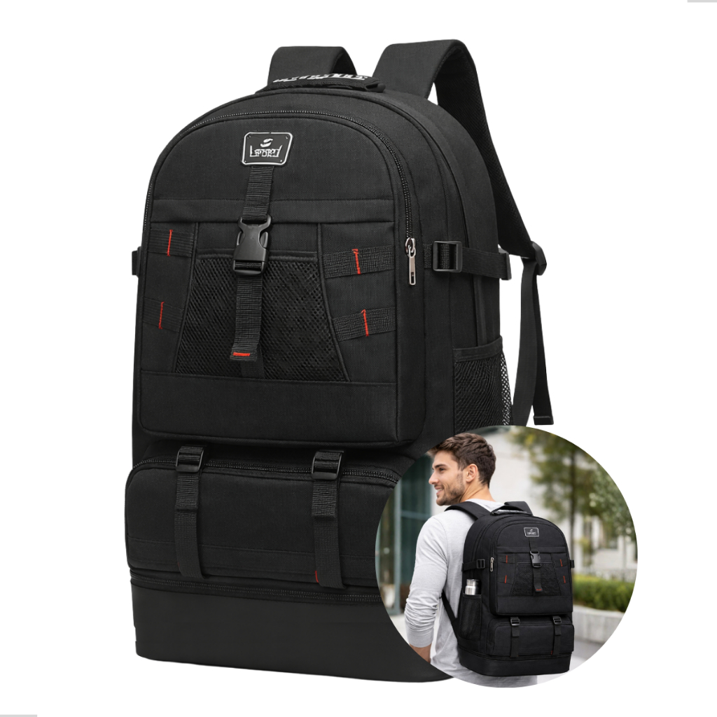 Mochila Militar Tática 60 Litros Reforçada Resistente Masculina Grande Camping Cargueira em Oferta na Shopee