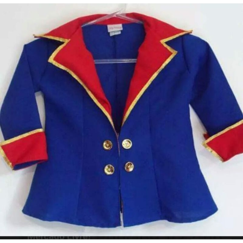 Fantasia Pequeno Príncipe Blazer e Coroa 1 a 2 anos