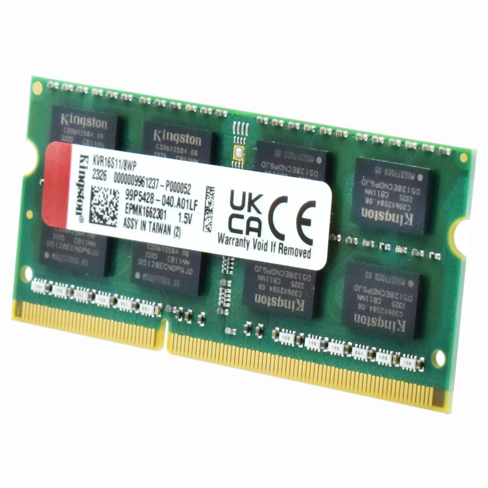 Memoria RAM Notebook DDR3 8GB 1600MHz Kingston Alto Desempenho
