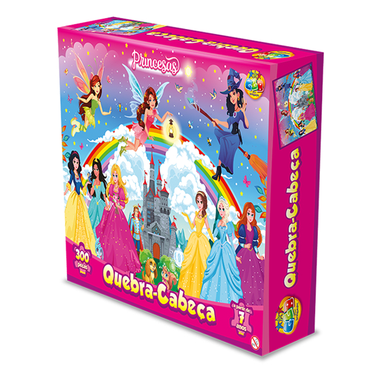 QUEBRA-CABEÇA 300 PÇS - PRINCESAS