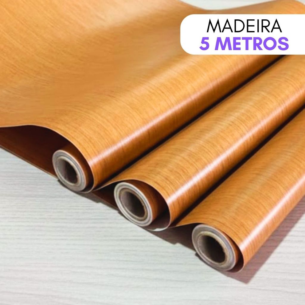 Papel de Parede Adesivo Madeira Elegante Quarto Sala Escritório Móveis Rolo 5MX45CM Brilhante em Oferta na Shopee