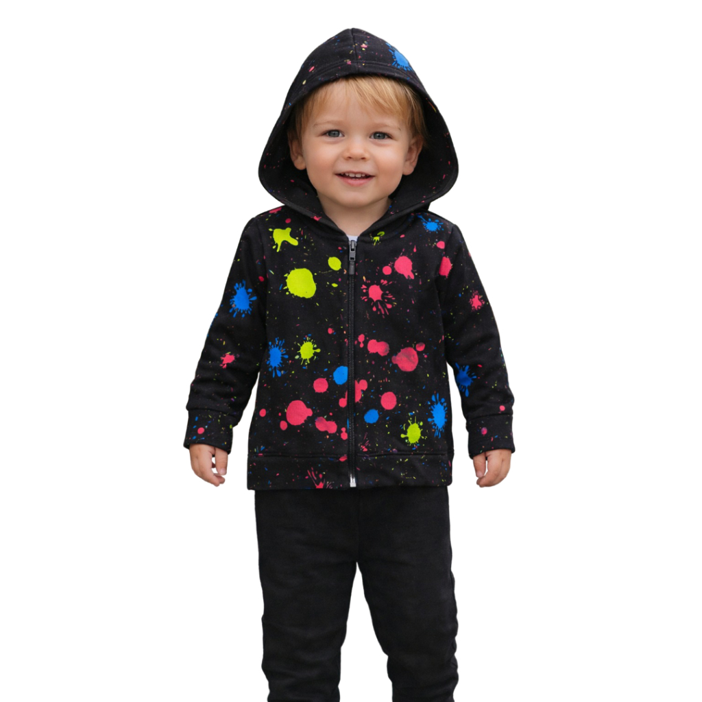 Conjunto Infantil Menina Casaco Moletom e Calça Tactel