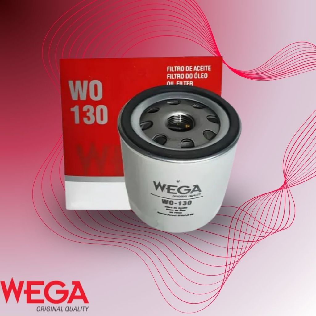 FILTRO DE ÓLEO WO130 WEGA- AGILE/ASTRA/BLAZER/CELTA/COBALT/MERIVA/MONTANA/MONZA/OMEGA/ONIX/PRISMA/S10/SPIN/VECTRA/ZAFIRA