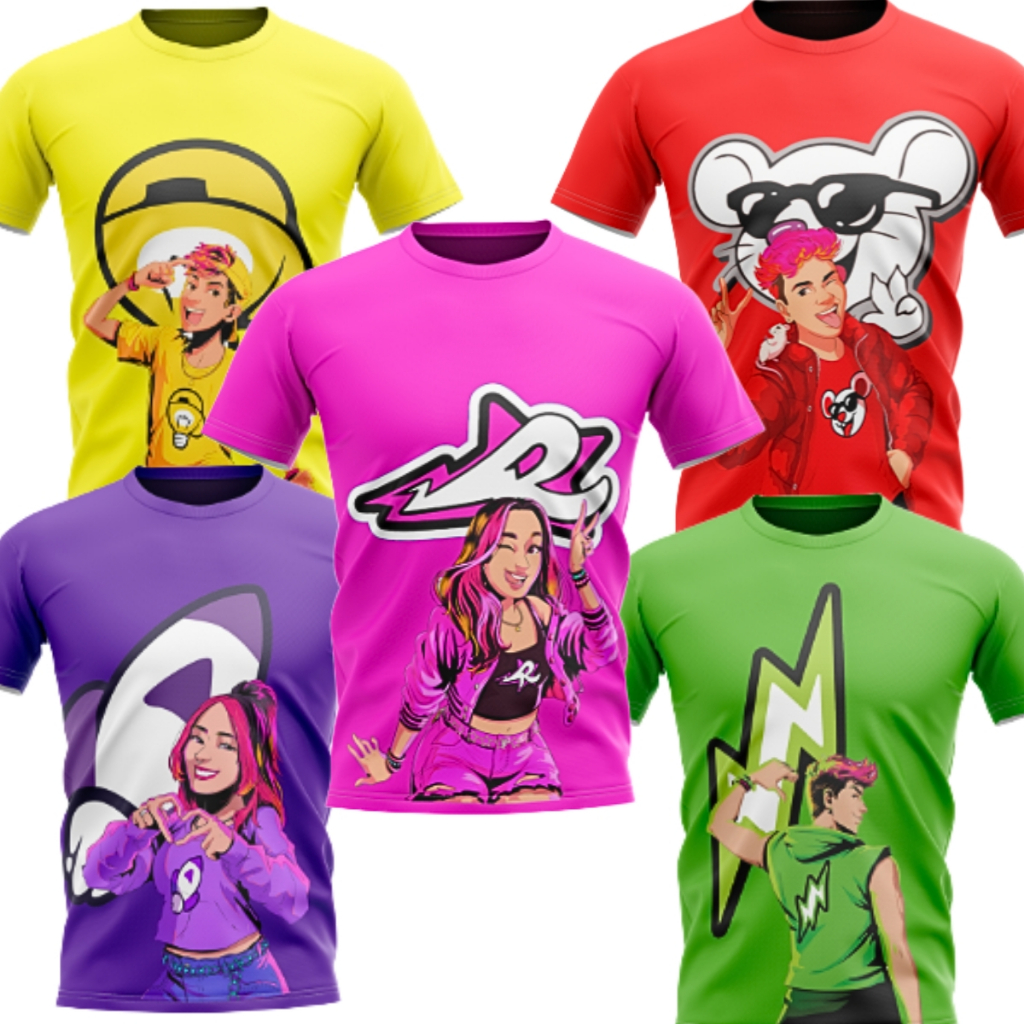 Nova coleção Camiseta da Emilly Vick Evolução dos Elementos Blusa da Emily Vick dos Rosas nova coleção